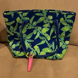 Lilly Pulitzer Insulated Cooler Tote with bottle opener
